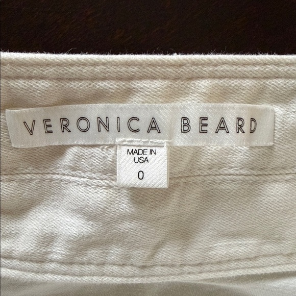 Veronica Beard White Flare Jeans - Picture 11 of 14